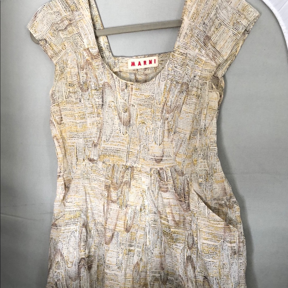 Marni super cute cotton dress with a pockets